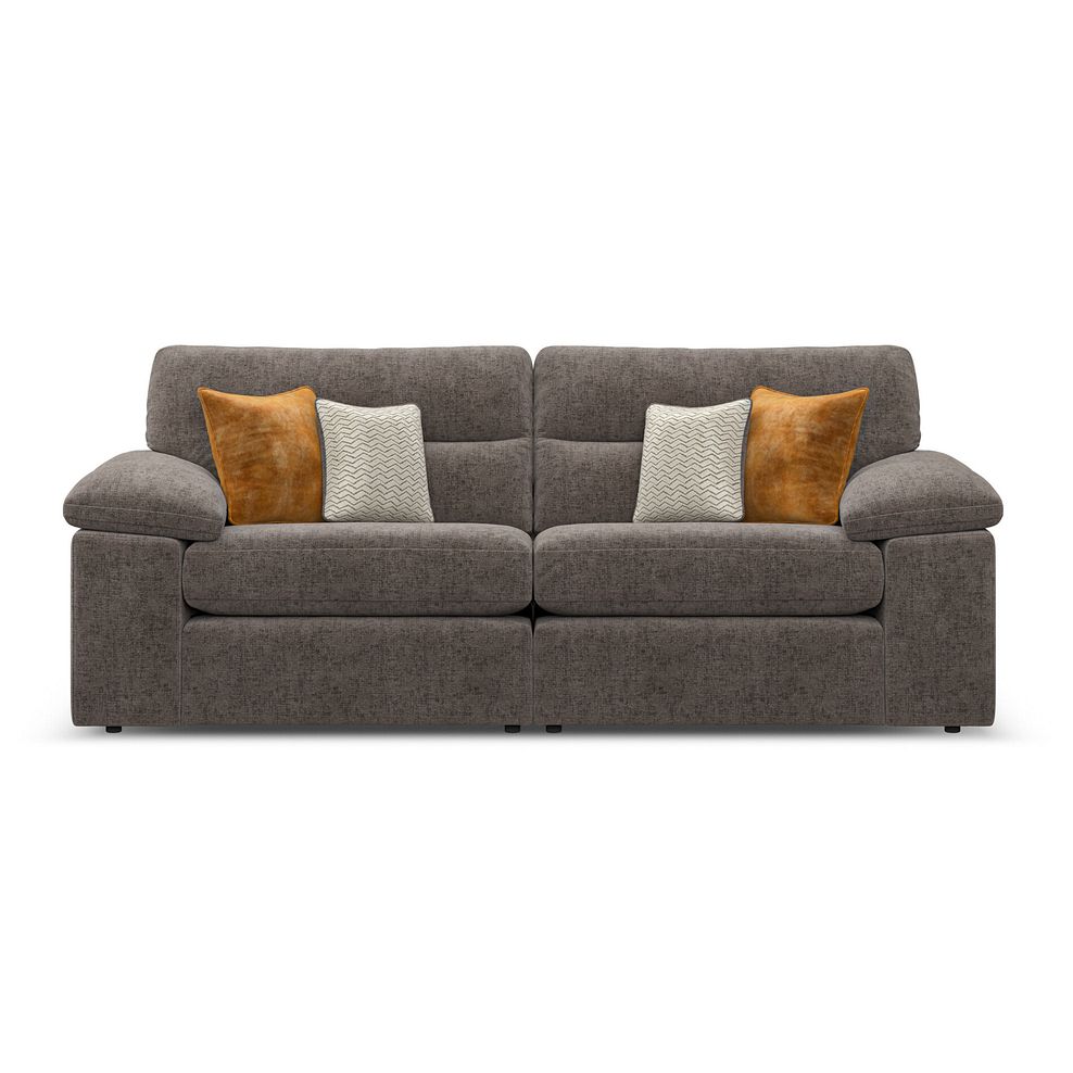 Morgan 3 Seater Sofa in Cupid Brown fabric 2