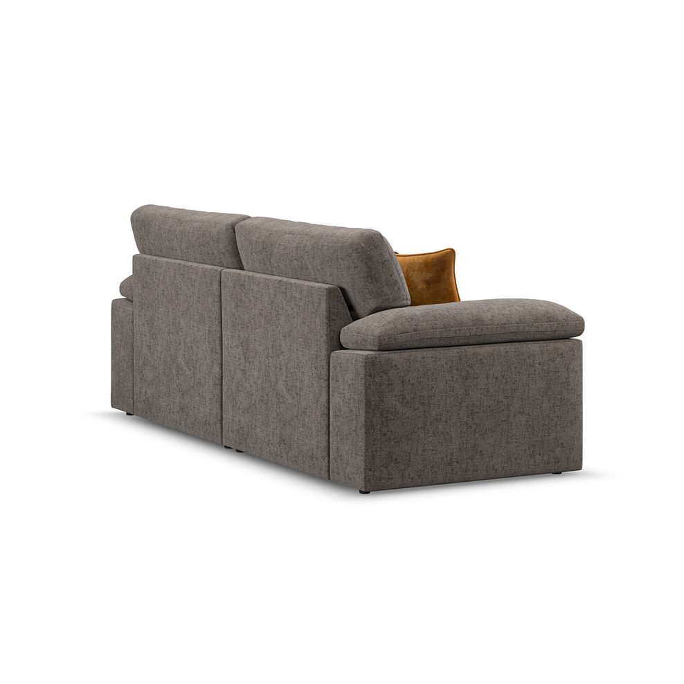 Morgan 3 Seater Sofa in Cupid Brown fabric 3