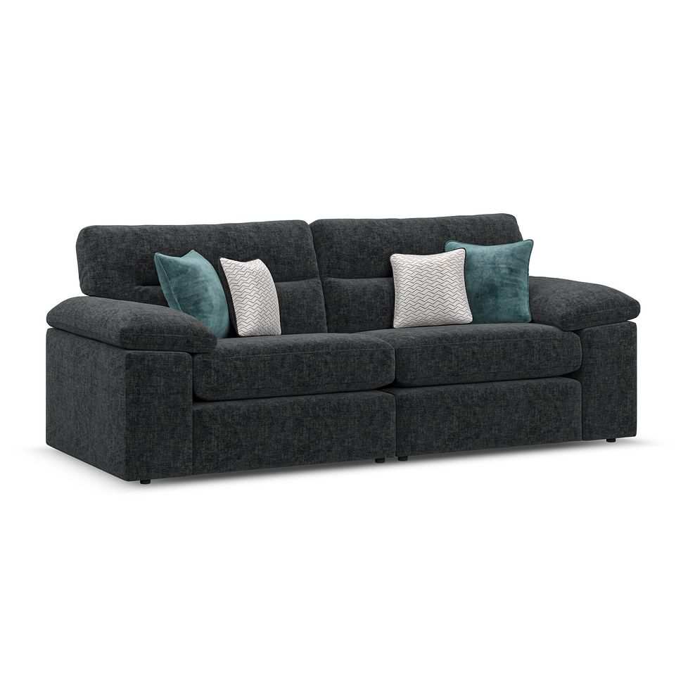 Morgan 3 Seater Sofa in Cupid Charcoal fabric 1