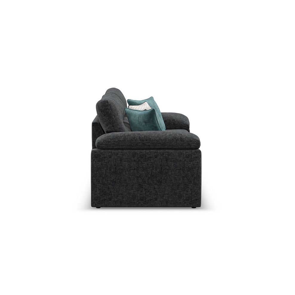Morgan 3 Seater Sofa in Cupid Charcoal fabric 4
