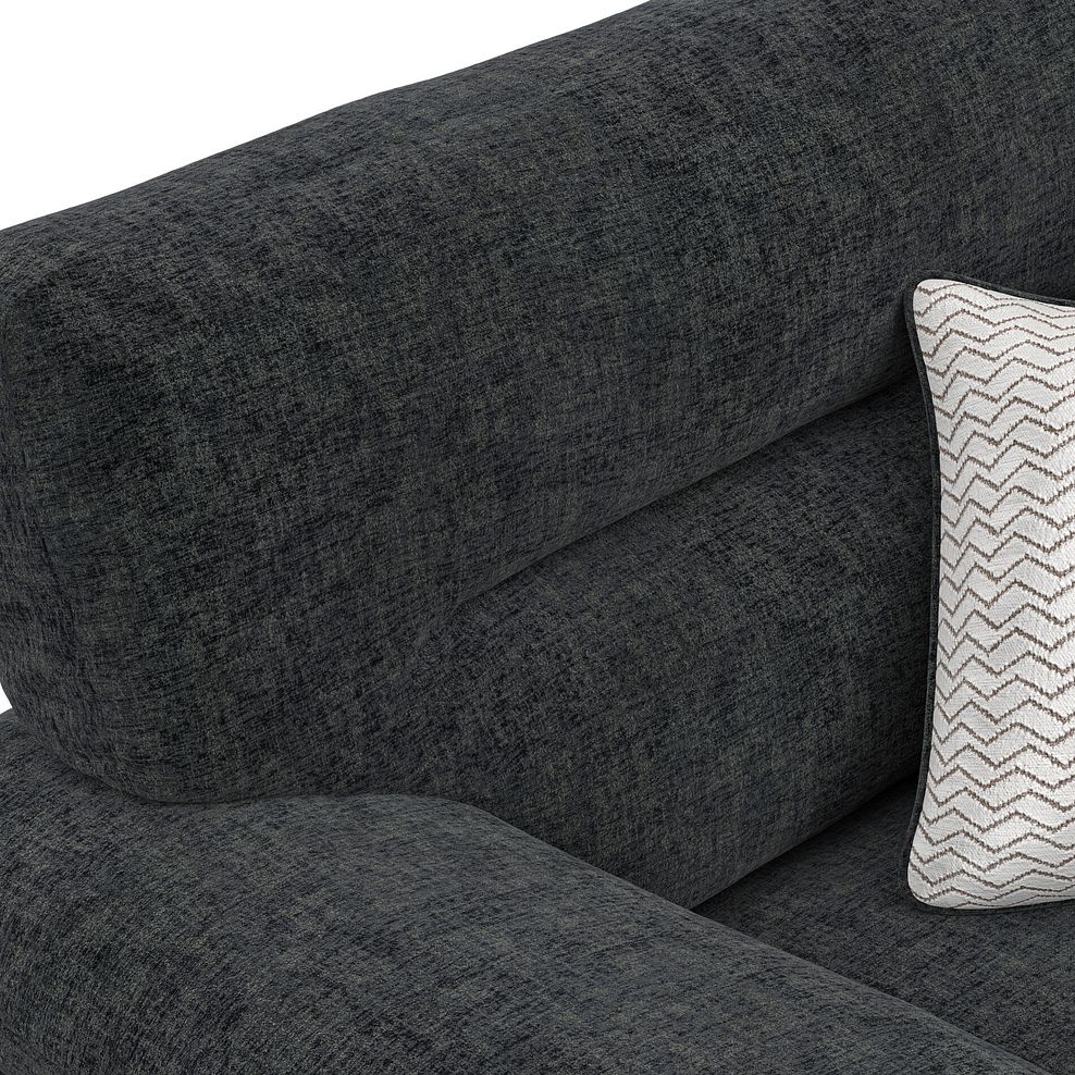 Morgan Armchair in Cupid Charcoal fabric 5