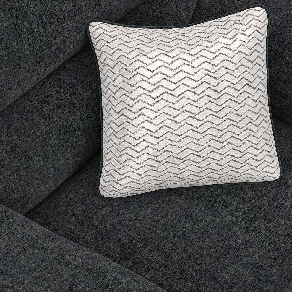 Morgan Armchair in Cupid Charcoal fabric 6