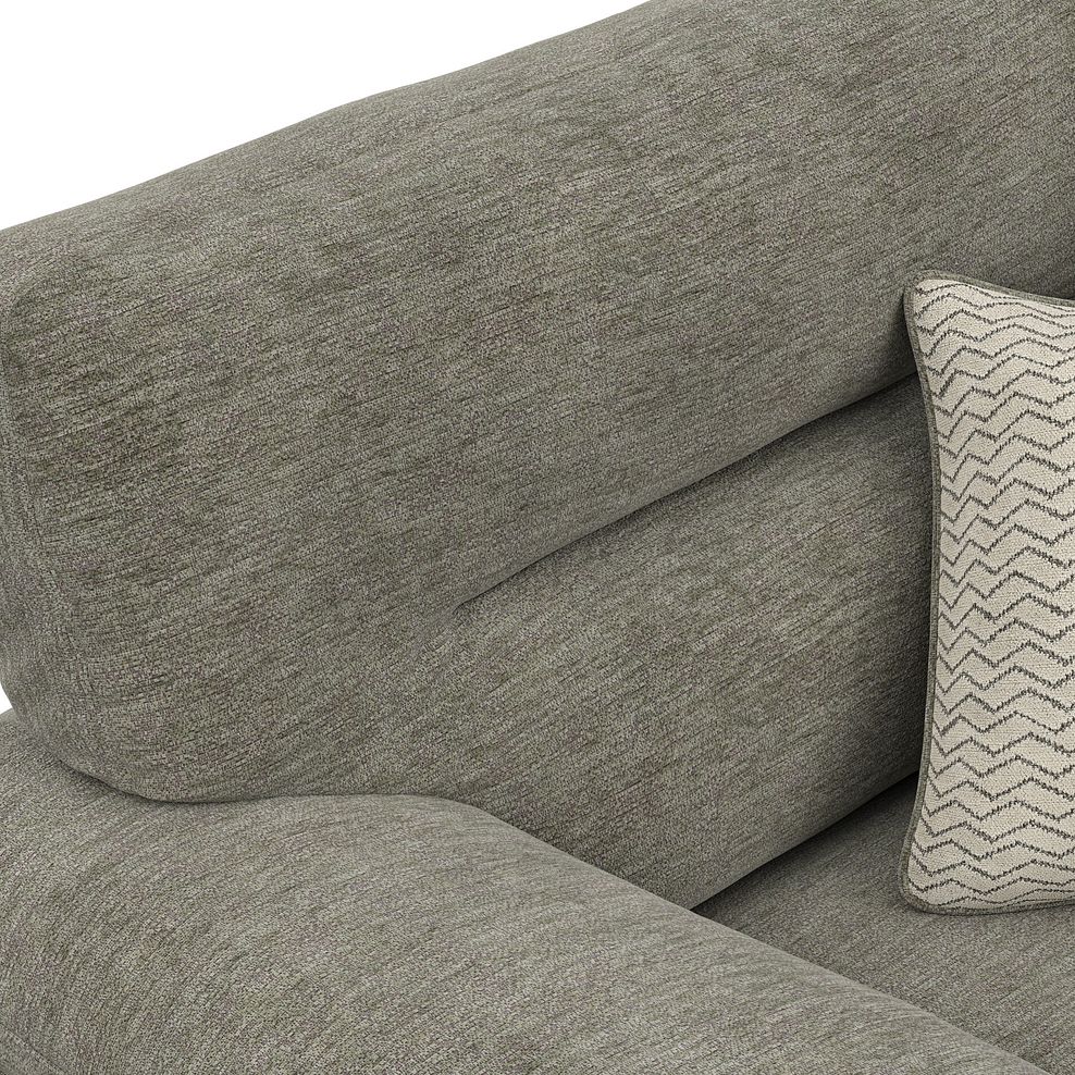 Morgan Armchair in Olive Green Fabric 5