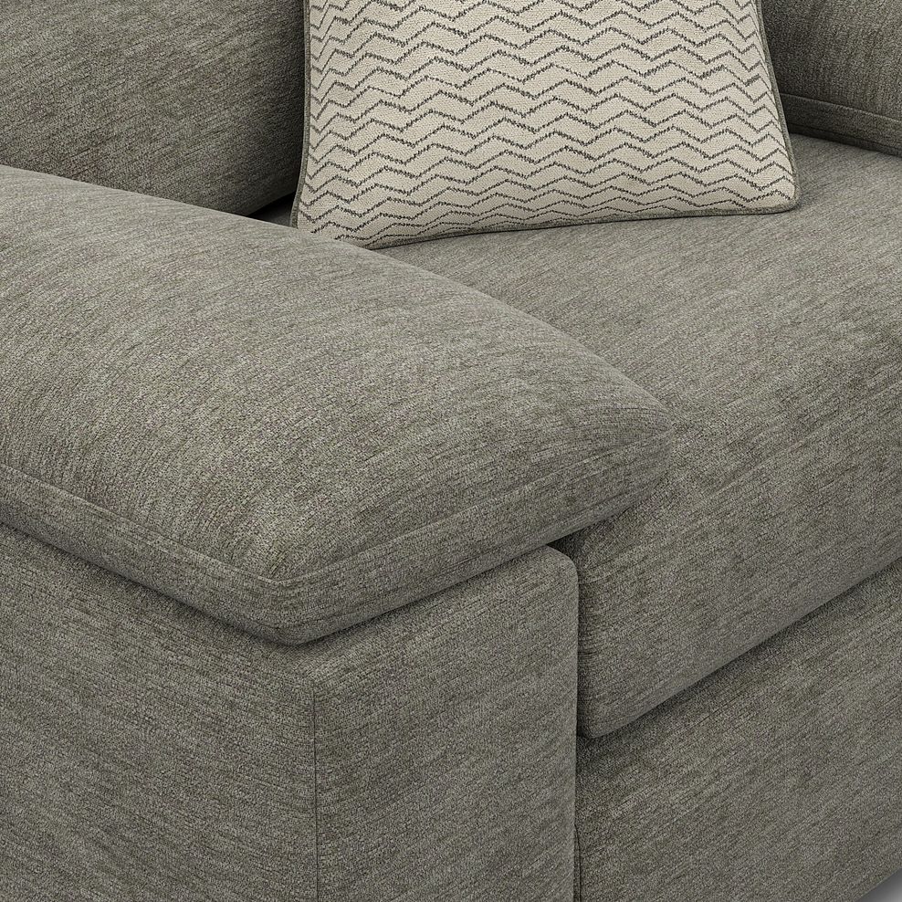 Morgan Armchair in Olive Green Fabric 7