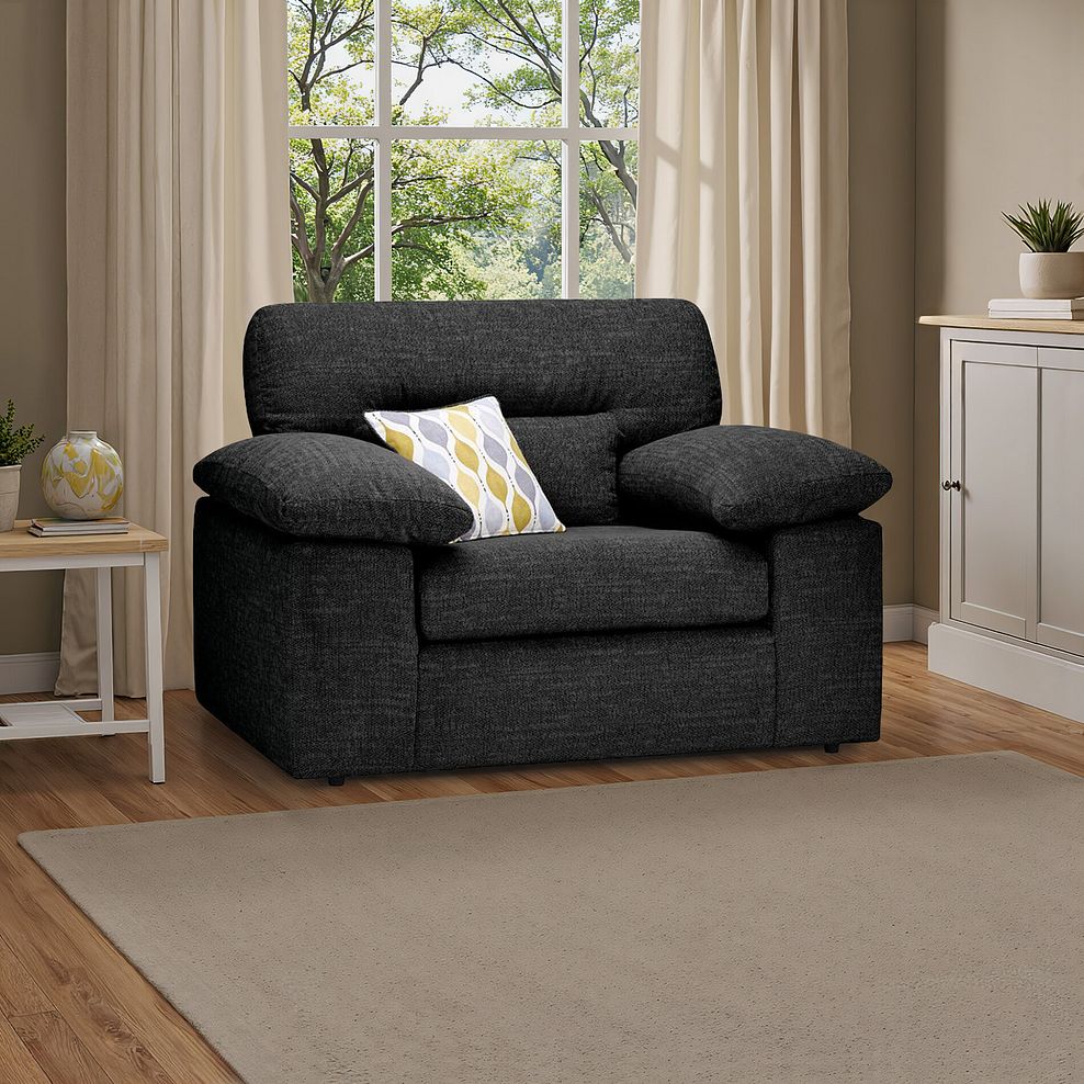 Morgan Armchair in Santos Black 1