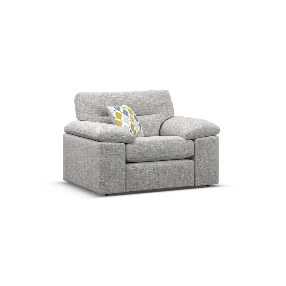 Morgan Armchair in Santos Silver 1
