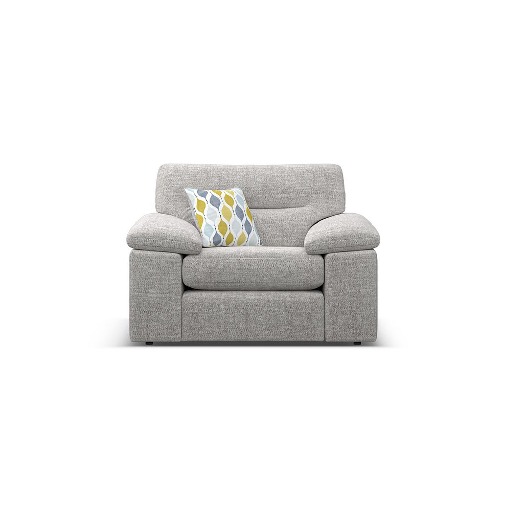 Morgan Armchair in Santos Silver 2