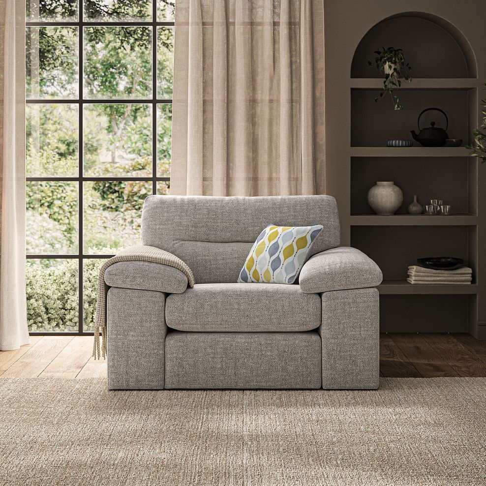 Morgan Armchair in Santos Silver 2