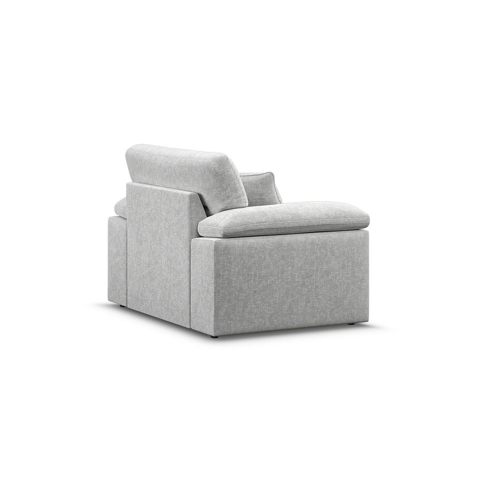 Morgan Armchair in Cupid Silver fabric 3