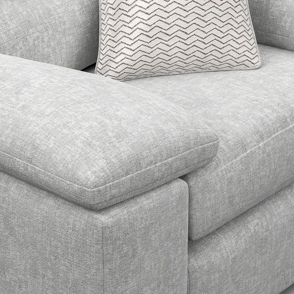 Morgan Armchair in Cupid Silver fabric 7