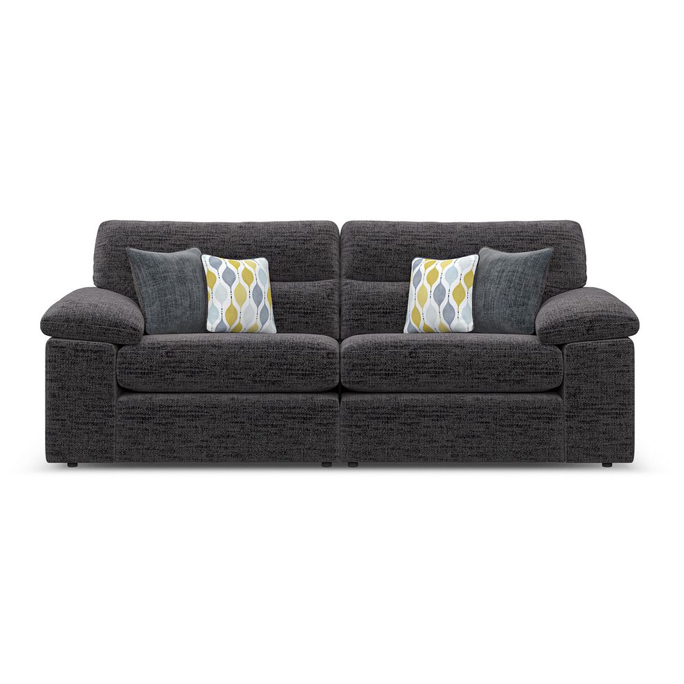 Morgan 3 Seater Sofa in Santos Black 3