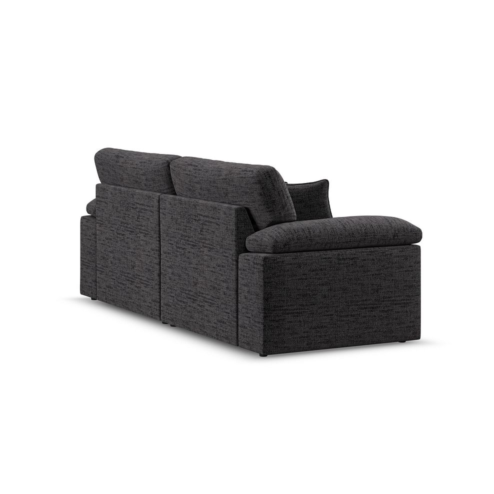 Morgan 3 Seater Sofa in Santos Black 4