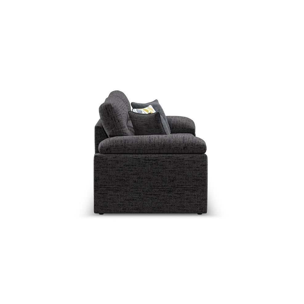 Morgan 3 Seater Sofa in Santos Black 5