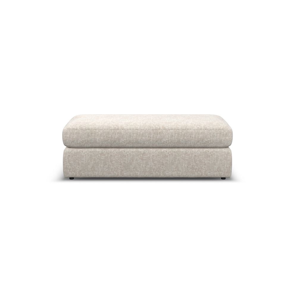 Morgan Large Fender Footstool in Cupid Beige fabric 2