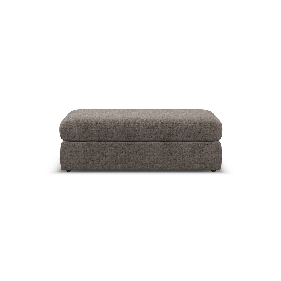 Morgan Large Fender Footstool in Cupid Brown fabric 2