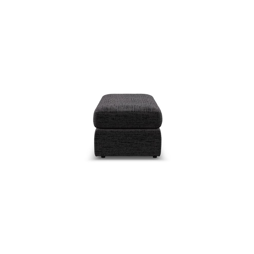 Morgan Large Fender Footstool in Santos Black fabric 4