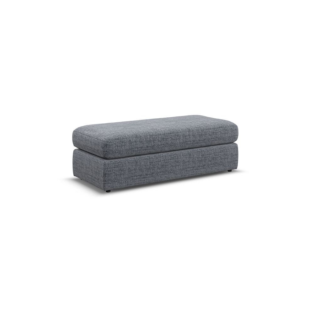 Morgan Large Fender Footstool in Santos Grey fabric 1