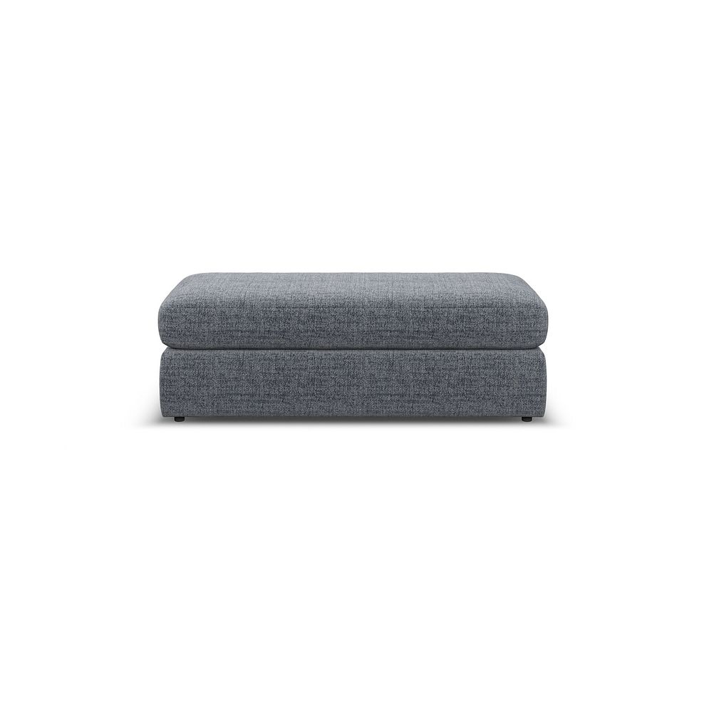 Morgan Large Fender Footstool in Santos Grey fabric 2