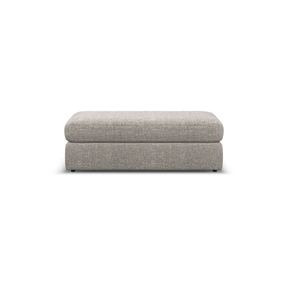 Morgan Large Fender Footstool in Santos Mink fabric 2