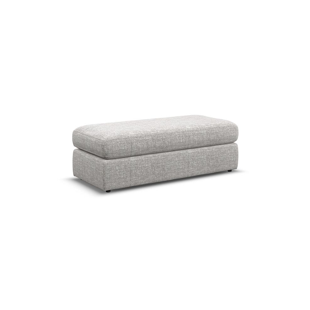 Morgan Large Fender Footstool in Santos Silver fabric 4
