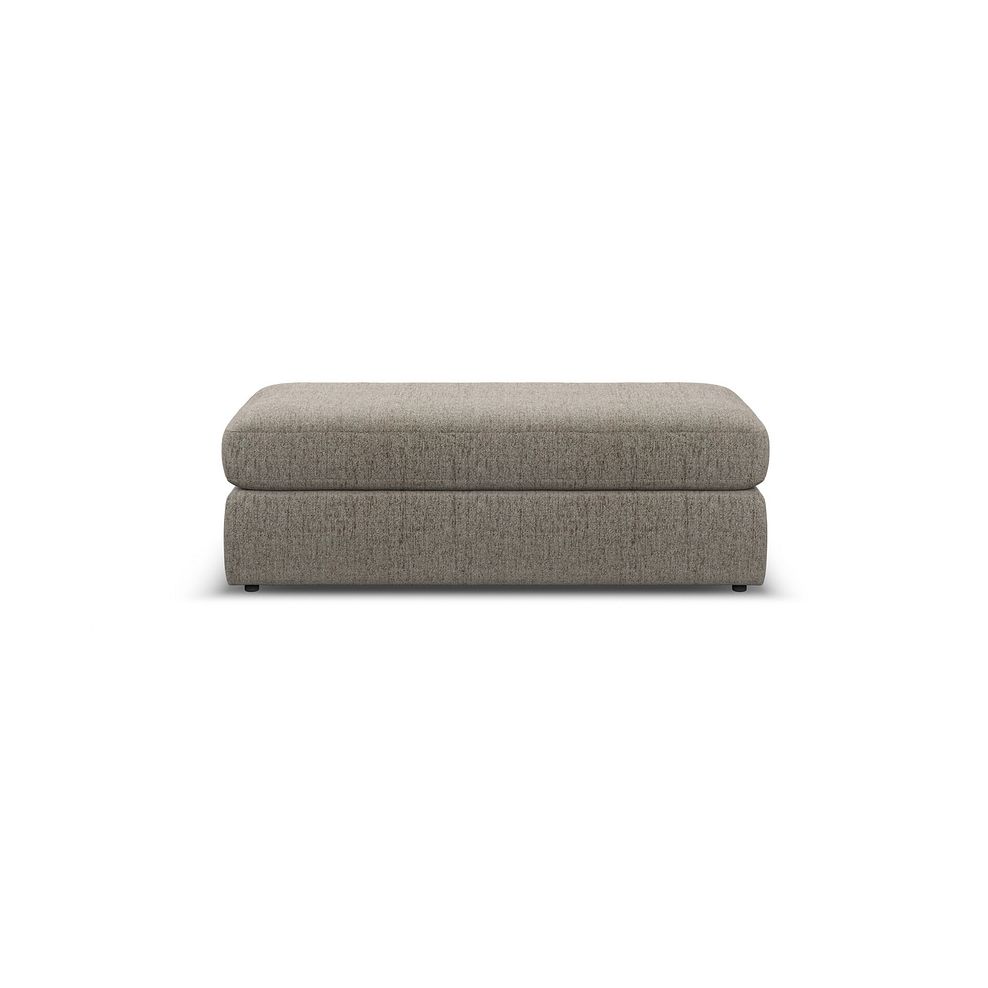 Morgan Large Fender Footstool in Santos Taupe fabric 2