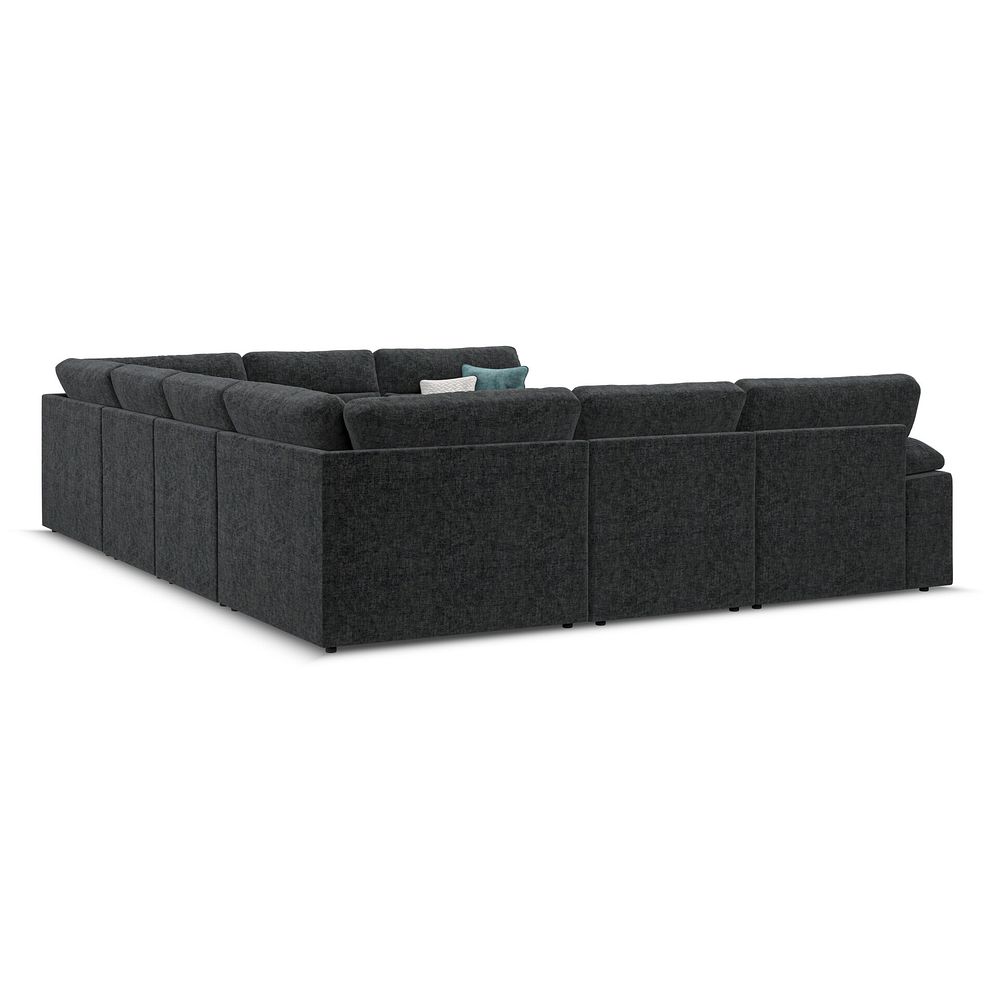Morgan Large U-Shape Modular Corner Sofa in Cupid Charcoal fabric - Group 11 3