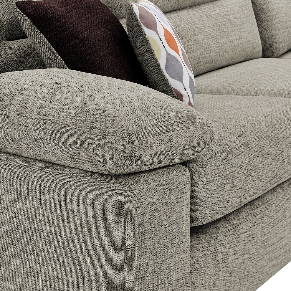 Morgan Large U-Shape Modular Corner Sofa in Santos Mink with Orange and Beige Scatters - Group 11 5