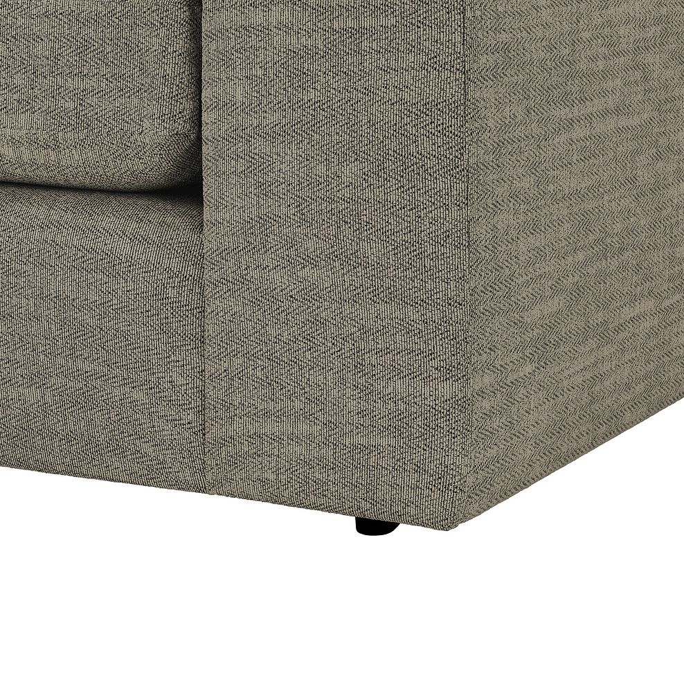 Morgan Large U-Shape Modular Corner Sofa in Santos Taupe with Orange and Beige Scatters - Group 11 6