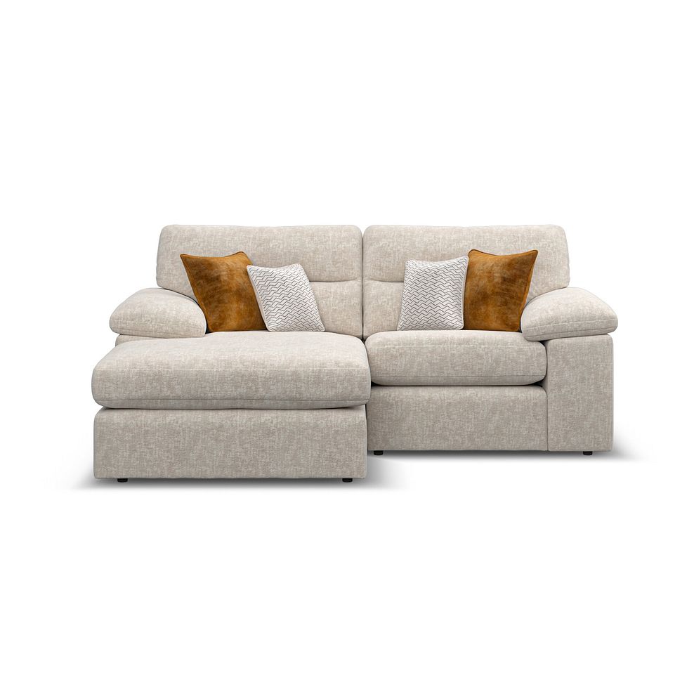 Morgan Modular 2 Seater Left Hand Compact Chaise Sofa in Cupid Beige fabric - Group 12 2