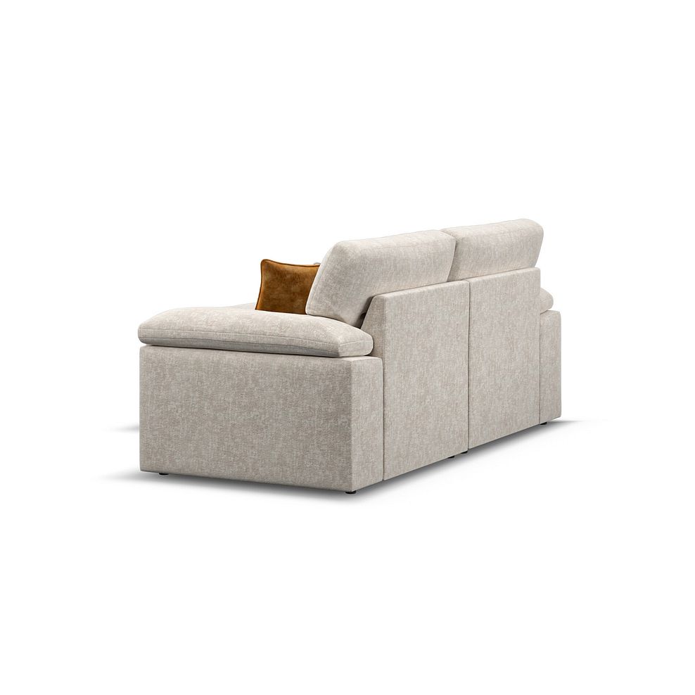 Morgan Modular 2 Seater Left Hand Compact Chaise Sofa in Cupid Beige fabric - Group 12 3
