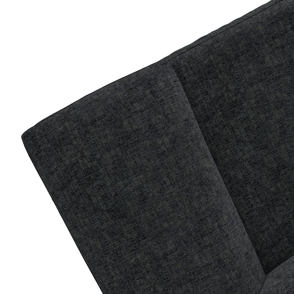Morgan Modular 2 Seater Left Hand Compact Chaise Sofa in Cupid Charcoal fabric - Group 12 5