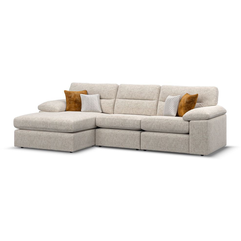Morgan Modular 3 Seater Left Hand Chaise Sofa in Cupid Beige fabric - Group 14 1