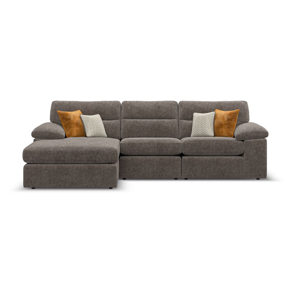 Morgan Modular 3 Seater Left Hand Chaise Sofa in Cupid Brown fabric - Group 14 2