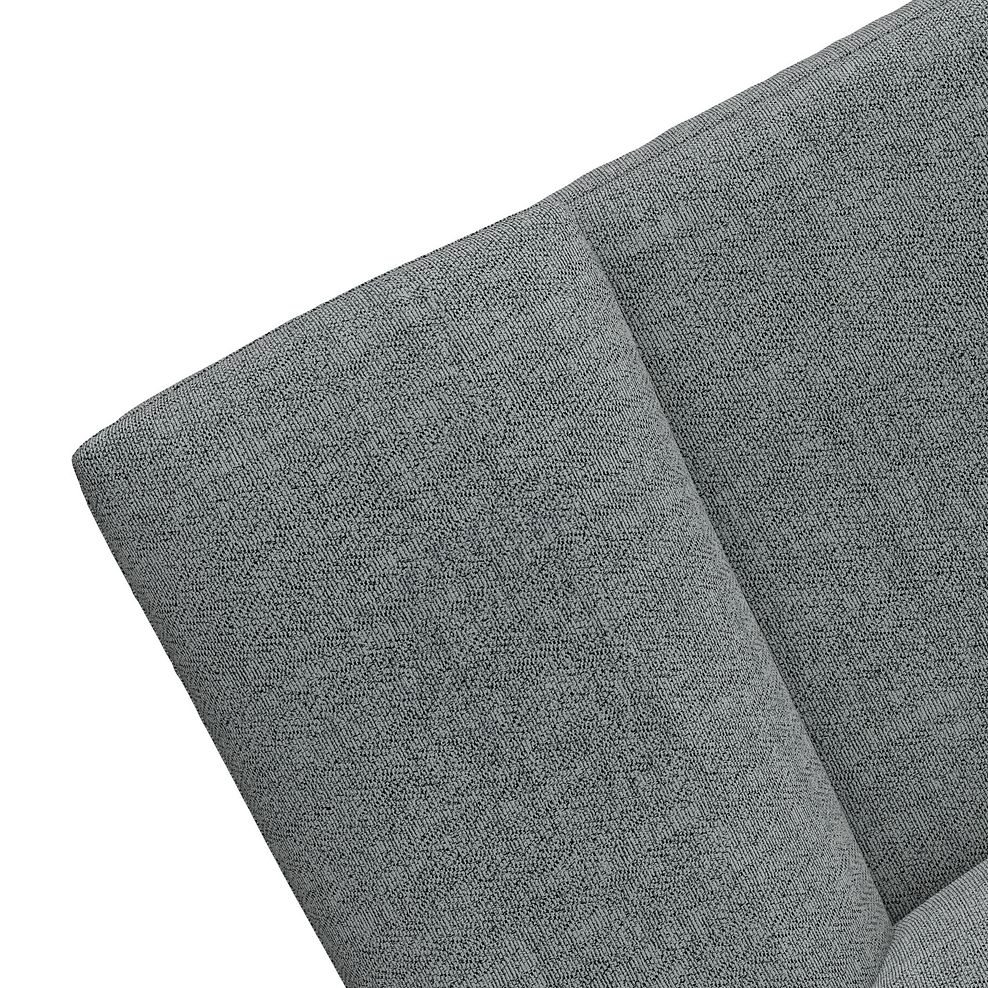 Morgan Modular 3 Seater Left Hand Chaise Sofa in Santos Steel with Green and Grey Scatters - Group 14 8