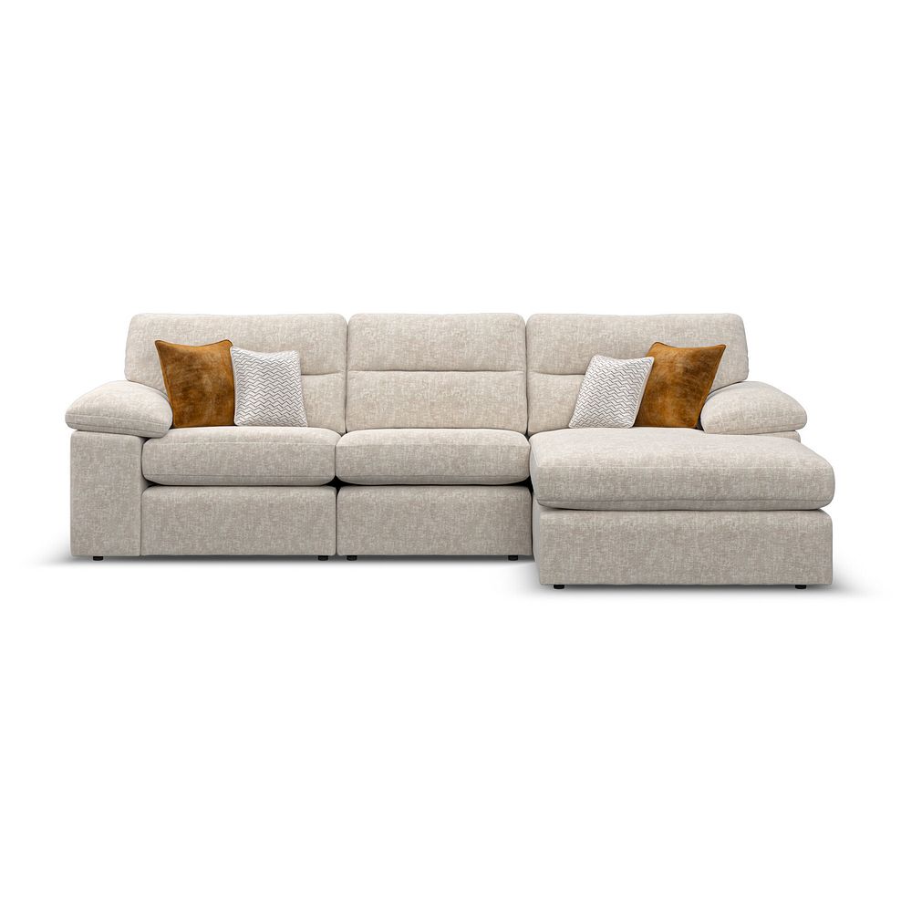 Morgan Modular 3 Seater Right Hand Chaise Sofa in Cupid Beige fabric - Group 15 2
