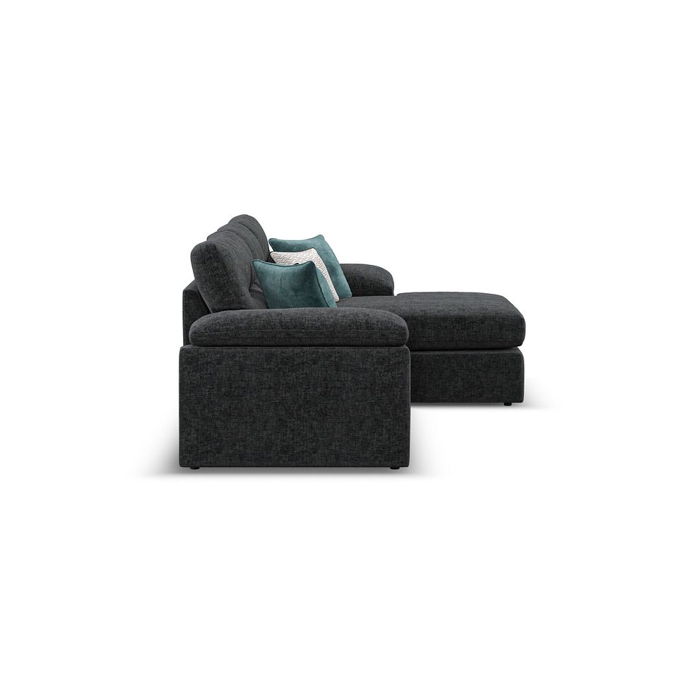 Morgan Modular 3 Seater Right Hand Chaise Sofa in Cupid Charcoal fabric - Group 15 4