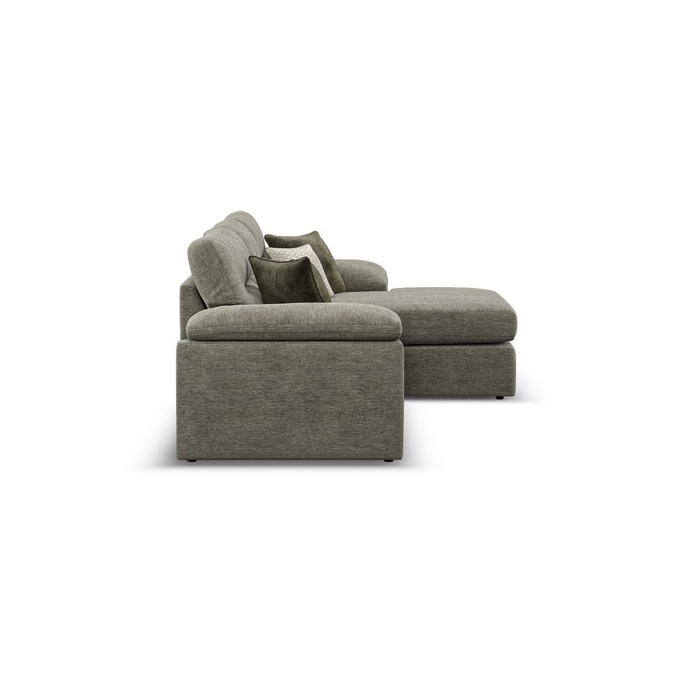 Morgan Modular 3 Seater Right Hand Chaise Sofa in Olive Green Fabric - Group 15 4