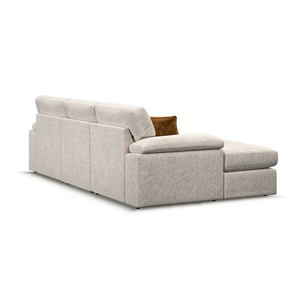 Morgan Modular 3 Seater U-Shape Chaise Sofa in Cupid Beige fabric - Group 16 3