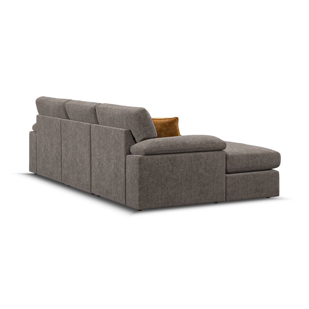 Morgan Modular 3 Seater U-Shape Chaise Sofa in Cupid Brown fabric - Group 16 3