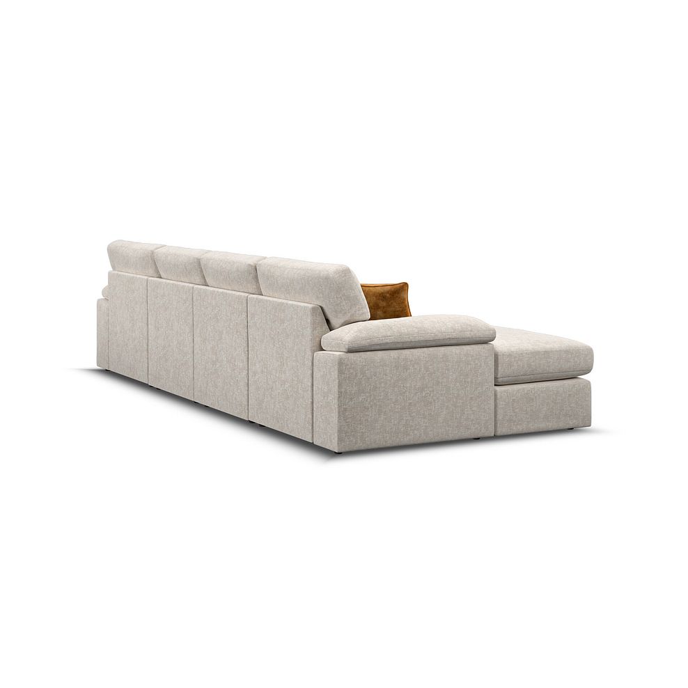 Morgan Modular 4 Seater U-Shape Chaise Sofa in Cupid Beige fabric - Group 17 3