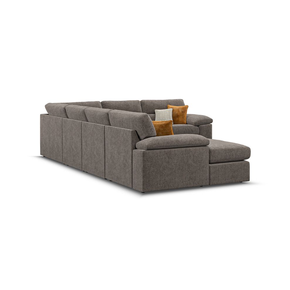 Morgan  Modular 6 Seater Left Hand Corner Sofa with Chaise in Cupid Brown fabric - Group 18 3