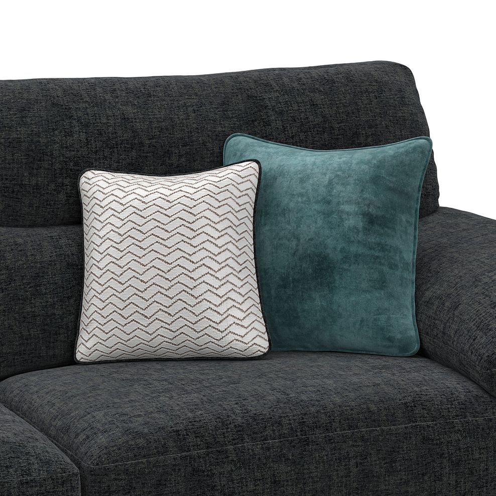 Morgan  Modular 6 Seater Left Hand Corner Sofa with Chaise in Cupid Charcoal fabric - Group 18 7