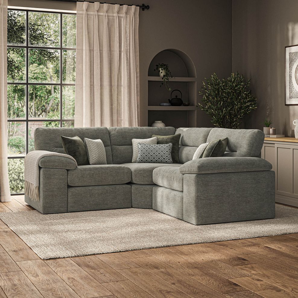 Morgan Modular Group 1 in Olive Green Fabric 1