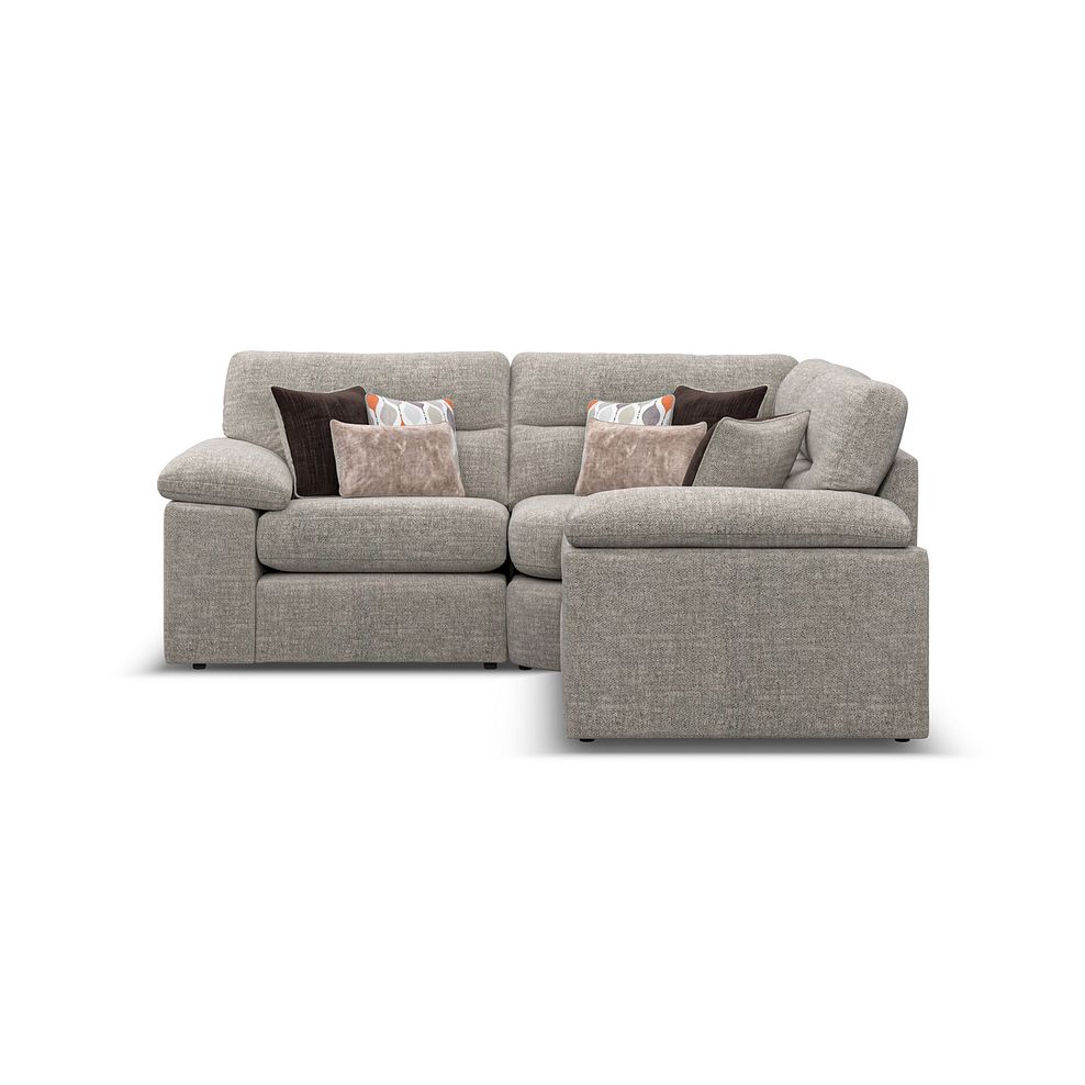 Morgan Modular Group 1 in Santos Mink with Orange and Beige Scatters  2