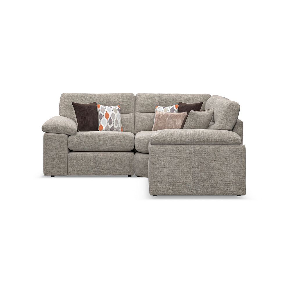 Morgan Modular Group 1 in Santos Mink with Orange and Beige Scatters  2