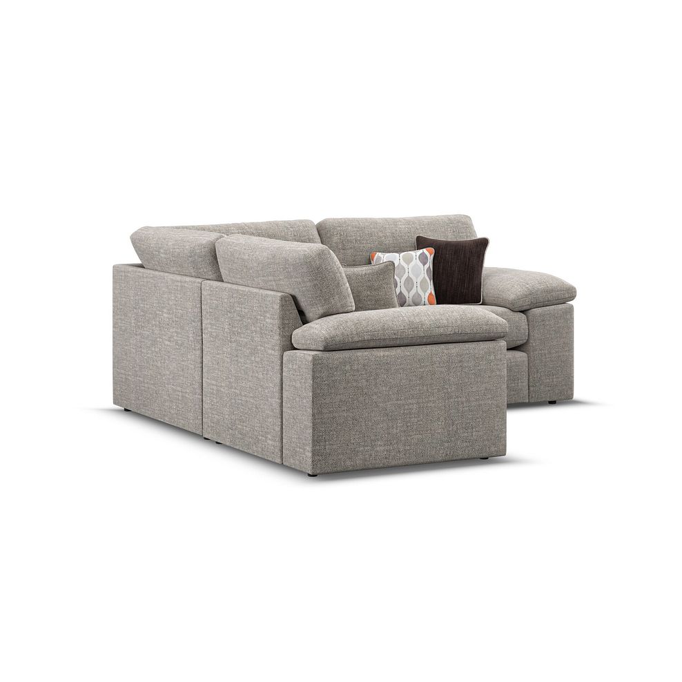 Morgan Modular Group 1 in Santos Mink with Orange and Beige Scatters  3