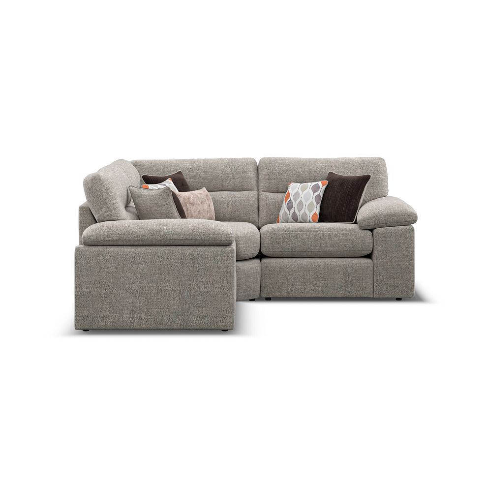 Morgan Modular Group 1 in Santos Mink with Orange and Beige Scatters  4