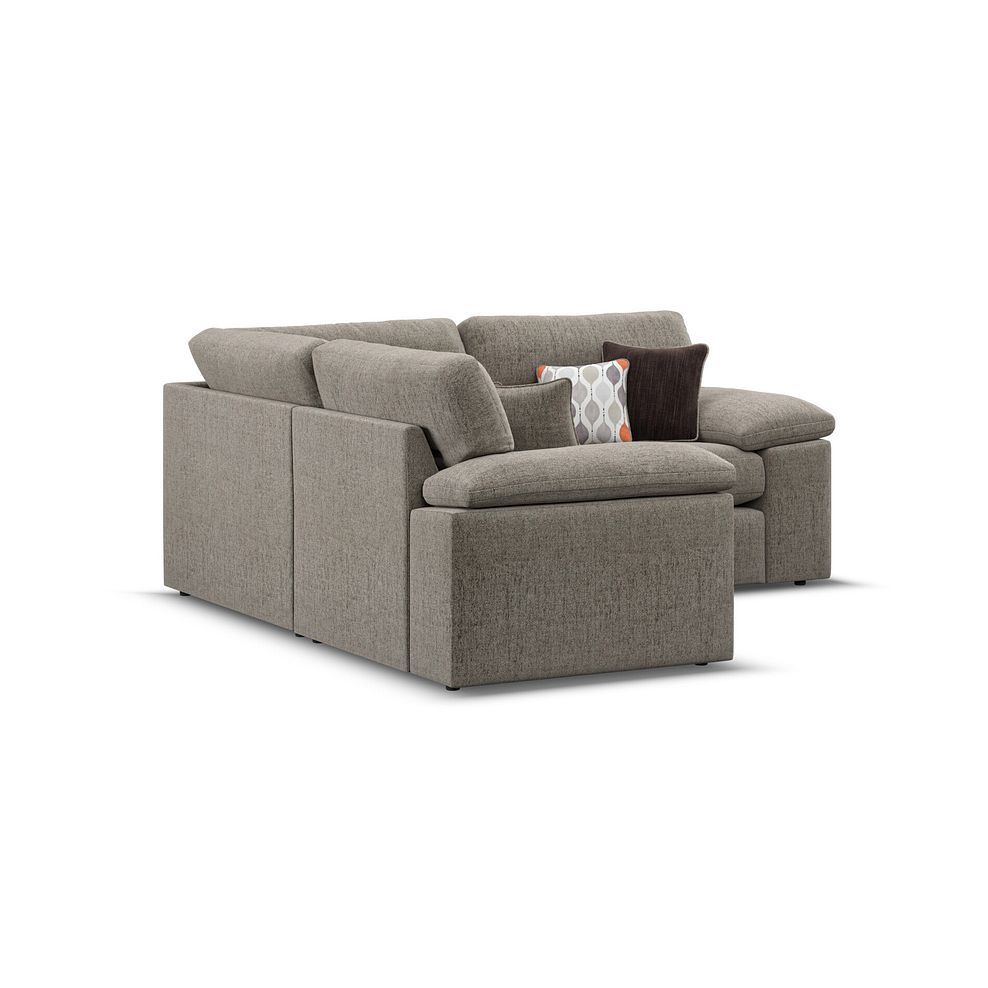 Morgan Modular Group 1 in Santos Taupe with Orange and Beige Scatters  3