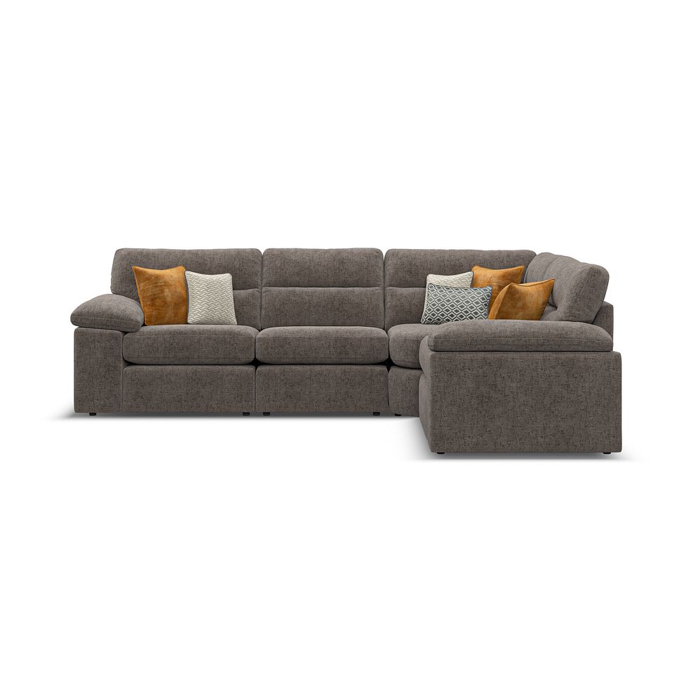 Morgan Modular Group 2 in Cupid Brown fabric 2