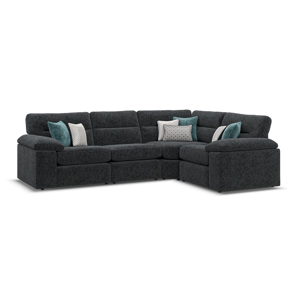 Morgan Modular Group 2 in Cupid Charcoal fabric 1